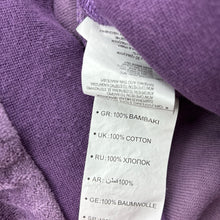 Load image into Gallery viewer, Girls ALOUETTE, purple velour cotton sweater / jumper, FUC, size 10,  