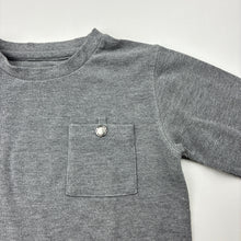 Load image into Gallery viewer, Boys ACADEMY ROOKIE, grey marle long sleeve top, GUC, size 5,  