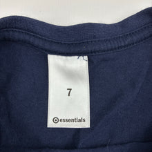 Load image into Gallery viewer, Boys Target, navy cotton long sleeve tee / top, dinosaur, GUC, size 7,  