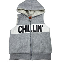 Load image into Gallery viewer, Boys Tilt, fleece hooded vest, FUC, size 3,  