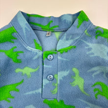Load image into Gallery viewer, Boys fleece, sweater / jumper, dinosaurs, GUC, size 7-8,  