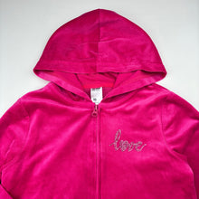 Load image into Gallery viewer, Girls Anko, pink velour zip hoodie sweater, EUC, size 10,  