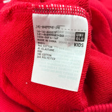 Load image into Gallery viewer, Unisex Uniqlo, red sweater / jumper, GUC, size 7-8,  