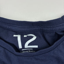 Load image into Gallery viewer, Boys Brilliant Basics, navy cotton long sleeve top, gaming, EUC, size 12,  