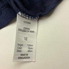 Load image into Gallery viewer, Boys Brilliant Basics, navy cotton long sleeve top, gaming, EUC, size 12,  