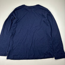 Load image into Gallery viewer, Boys Brilliant Basics, navy cotton long sleeve top, gaming, EUC, size 12,  