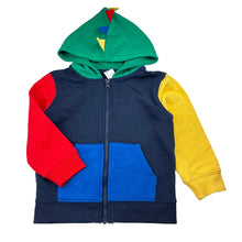 Load image into Gallery viewer, Boys Anko, fleece lined colour block zip hoodie sweater, FUC, size 4,  