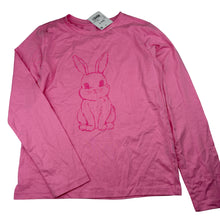 Load image into Gallery viewer, Girls Anko, pink cotton long sleeve tee / top, NEW, size 9,  