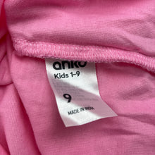 Load image into Gallery viewer, Girls Anko, pink cotton long sleeve tee / top, NEW, size 9,  
