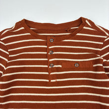 Load image into Gallery viewer, Boys Target, waffle long sleeve henley top, EUC, size 5,  
