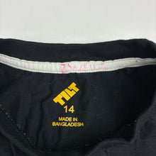 Load image into Gallery viewer, Boys Tilt, black cotton long sleeve tee / top, GUC, size 14,  