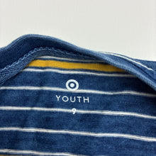 Load image into Gallery viewer, Boys Target, striped cotton long sleeve tee / top, GUC, size 9,  