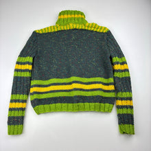 Load image into Gallery viewer, Boys handmade, knitted sweater / jumper, no size, armpit to armpit: 34cm, shoulder to cuff: 41cm, EUC, size 5-6,  