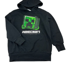 Load image into Gallery viewer, Boys Mojang, Minecraft fleece lined hoodie sweater, GUC, size 8,  