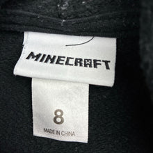 Load image into Gallery viewer, Boys Mojang, Minecraft fleece lined hoodie sweater, GUC, size 8,  
