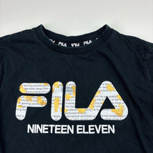Load image into Gallery viewer, Boys FILA, cotton long sleeve tee / top, wash fade, FUC, size 9,  