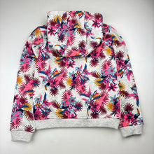 Load image into Gallery viewer, Girls Du Pareil Au Meme, floral fleece lined zip hoodie sweater, EUC, size 8,  