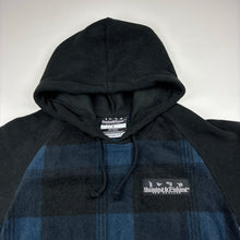 Load image into Gallery viewer, Unisex Hunting &amp; Fishing, fleece hooded short sleeve sweater / top, EUC, size 6,  