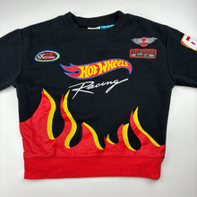 Load image into Gallery viewer, Boys Cotton On, Hot Wheels fleece lined sweater / jumper, GUC, size 4,  