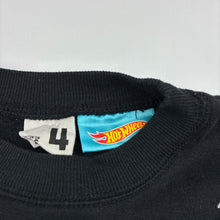 Load image into Gallery viewer, Boys Cotton On, Hot Wheels fleece lined sweater / jumper, GUC, size 4,  