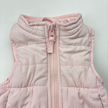 Load image into Gallery viewer, Girls Baby Berry, pink puffer vest / sleeveless jacket, EUC, size 0000,  