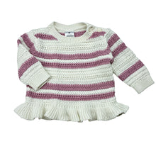 Load image into Gallery viewer, Girls Target, organic cotton knit sweater / jumper, GUC, size 000,  