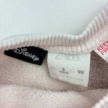 Load image into Gallery viewer, Girls Zara, Disney Minnie Mouse fleece lined sweater / jumper, FUC, size 3,  