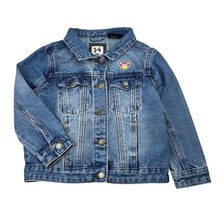 Load image into Gallery viewer, Girls Cotton On, Disney denim jacket, poppers, GUC, size 3-4,  