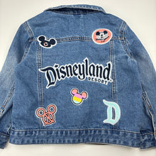 Load image into Gallery viewer, Girls Cotton On, Disney denim jacket, poppers, GUC, size 3-4,  