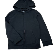 Load image into Gallery viewer, Unisex Anko, black fleece lined zip hoodie sweater, GUC, size 7,  