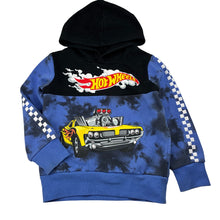 Load image into Gallery viewer, Boys Hot Wheels, fleece lined hoodie sweater, wash fade &amp; pilling, FUC, size 5,  