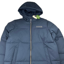Load image into Gallery viewer, Boys C&amp;A, navy hooded puffer jacket / coat, NEW, size 12,  