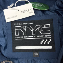 Load image into Gallery viewer, Boys C&amp;A, navy hooded puffer jacket / coat, NEW, size 12,  