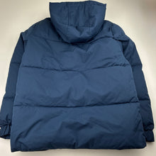 Load image into Gallery viewer, Boys C&amp;A, navy hooded puffer jacket / coat, NEW, size 12,  