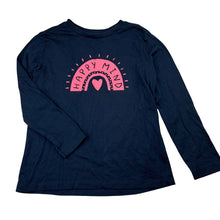 Load image into Gallery viewer, Girls Anko, navy cotton long sleeve tee / top, EUC, size 5,  