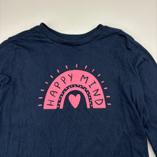 Load image into Gallery viewer, Girls Anko, navy cotton long sleeve tee / top, EUC, size 5,  