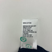 Load image into Gallery viewer, Girls Anko, navy cotton long sleeve tee / top, EUC, size 5,  