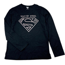 Load image into Gallery viewer, Boys DC Comics, Superman cotton long sleeve tee / top, GUC, size 8-9,  