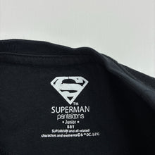 Load image into Gallery viewer, Boys DC Comics, Superman cotton long sleeve tee / top, GUC, size 8-9,  