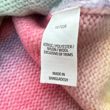 Load image into Gallery viewer, Girls KID, colourful soft feel cable knit cardigan, EUC, size 12,  