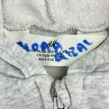 Load image into Gallery viewer, Unisex H&amp;M, fleece lined zip hoodie sweater, GUC, size 3-4,  