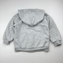 Load image into Gallery viewer, Unisex H&amp;M, fleece lined zip hoodie sweater, GUC, size 3-4,  