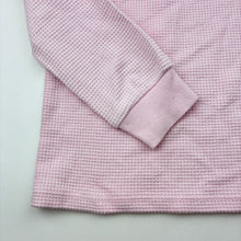 Load image into Gallery viewer, Girls Cotton On, stretchy waffle long sleeve pyjama top, GUC, size 8,  