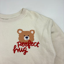Load image into Gallery viewer, Girls Zara, cotton sweater / jumper, teddy bear, GUC, size 3,  
