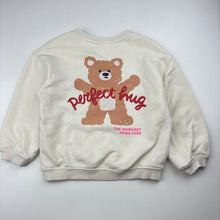 Load image into Gallery viewer, Girls Zara, cotton sweater / jumper, teddy bear, GUC, size 3,  