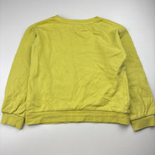 Load image into Gallery viewer, Girls GEMO, yellow fleece lined sweater / jumper, light marks, FUC, size 8,  