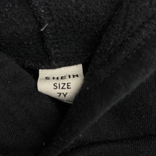 Load image into Gallery viewer, Unisex SHEIN, black fleece lined hoodie sweater, pilling, FUC, size 7,  