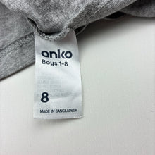 Load image into Gallery viewer, Boys Anko, grey marle long sleeve tee / top, GUC, size 8,  