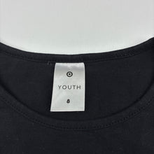 Load image into Gallery viewer, Girls Target, black stretchy long sleeve tee / top, EUC, size 8,  