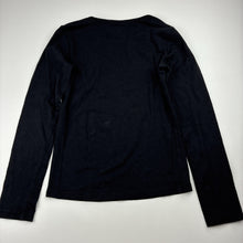 Load image into Gallery viewer, Girls Target, black stretchy long sleeve tee / top, EUC, size 8,  